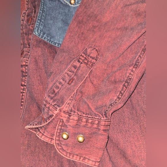 Vintage Baxter Brand 100% Cotton Men's Long Sleeved Shirt Size Small - Picture 5 of 8